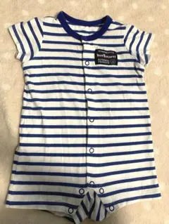 値下げ中【美品】ミキハウス　ホットビスケッツ　ロンパース　80サイズ