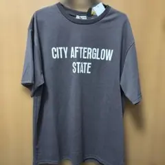 しまむら　non ロゴTシャツ　L Lサイズ　中茶