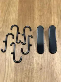 新品未使用 ikea スコーディス skadis フグ5　クリップ2