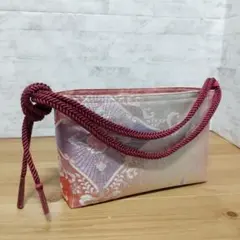 帯リメイク少し小さめショルダーバッグ華文