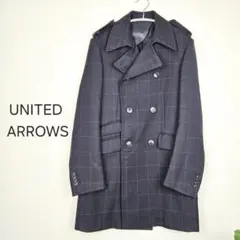 UNITED ARROWS コート アウター ジャケット チェック S ウールのサムネイル