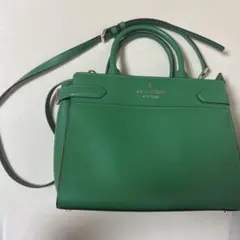 kate spade グリーン ハンドバッグ