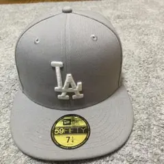New Era 59FIFTY LAドジャース グレー 7 1/4