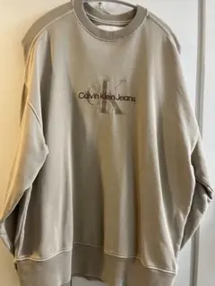Calvin Klein Jeans ベージュ スウェット S