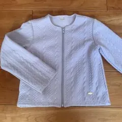ジャケット　薄いピンク　網目模様