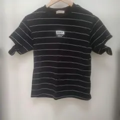 papellapiz ボーダーTシャツ EXULTロゴ