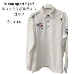 le coq sportif golfルコック ゴルフ 長袖ポロシャツ 3L