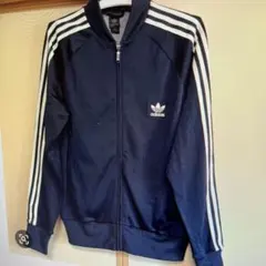 adidas アディダス トラックジャケット ジャージ ネイビー トレフォイルM