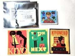 東キヨドーム　キヨ猫アクリルバッチ　キヨ猫ステッカー　YouTuber