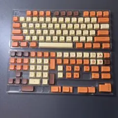 オレンジクリームアイコンキーキャップセット