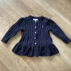 Ralph Lauren ネイビー カーディガン 12M