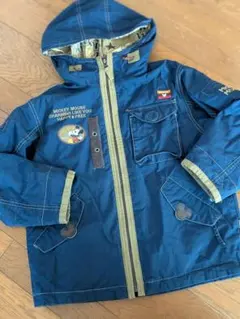 難有り　ミッキーマウス スキージャケット ネイビー　120