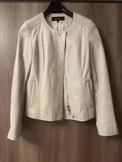 【お値下げ】アルアバイル　ラムレザージャケットのサムネイル