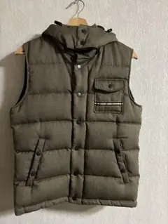 nano universe ナノユニバース ダウン ベスト オリーブ