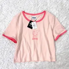新品✨️HOMEGAME マイメロ Tシャツ サンリオコラボ リンガー ピンク