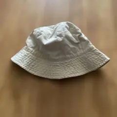 ベージュ コットン バケットハット