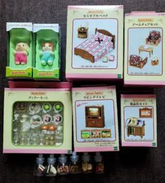 シルバニアファミリー セット 7点 おまけのパン