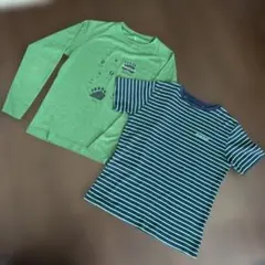 モンベル　mont-bell キッズ140 Tシャツ　ロンT 2枚セット
