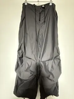 theredthread S flip fur pants gray×black - メルカリ