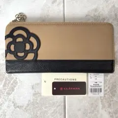 新品 CLATHAS クレイサス 本革 長財布 カメリアデザイン - メルカリ