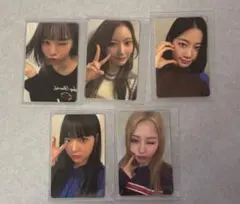 LE SSERAFIM メンバー写真カード 5枚セット