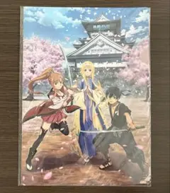 ソードアートオンライン 箔押しサイン入り 複製原画 川原礫 abec ソードアートオンライン 箔押しサイン入り 複製原画 川原礫 abec