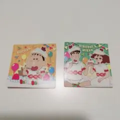 クレヨンしんちゃん　ボーちゃん　ひろし　みさえ ステッカー　2枚セット