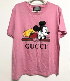 値下げGUCCI ミッキー＆ミニー Tシャツ ピンク ういぽん様専用 - メルカリ