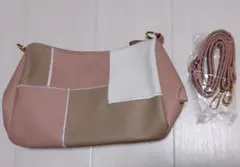 D.KELLY JAPAN パッチワーク ショルダーバッグ ピンクのサムネイル