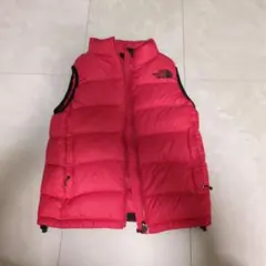 ゆ*ぺ様 THE NORTH FACE 赤 ダウンベスト　130