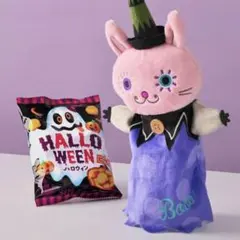 KALDI カルディ　うさぎパペット　ハロウィン　イベント　お菓子付き