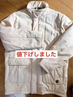 マンシングウエア　防寒ジャンバー　中綿ブルゾン　明るめベージュ　Lサイズ