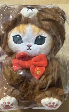 mofusand展 テディベアにゃん ぬいぐるみ ブラウン