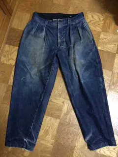 Kaptain sunshine 2タック　ワイドデニムパンツ　32のサムネイル