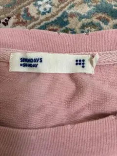 SEVENDAYS=SUNDAY ダメージ加工 ポケットTシャツ ピンクのサムネイル