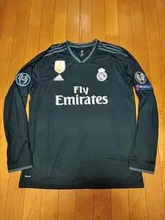 レアルマドリード 長袖 ユニフォーム XL フルパッチ