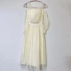 オフショル パーティードレス