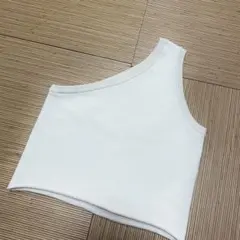 Plage ベイクルーズ　タンクトップ　ワンショルダー　オフホワイトのサムネイル