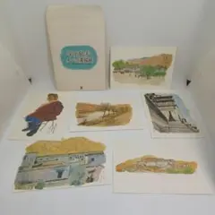 【新品】平山郁夫チベット素描展 はがき 6枚セット まとめ売り