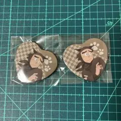 忍たま乱太郎 忍たま 諸泉尊奈門 缶バッジ ナンジャタウン ハート缶バッジ