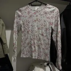 flower pattern rib top