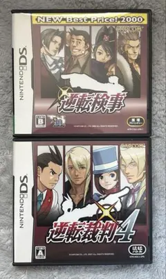 逆転検事 & 逆転裁判4 2こセット