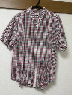 OLD NAVY 半袖チェックシャツ Lサイズのサムネイル