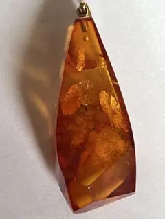 K18刻印 琥珀トップ 6.2g 東キ8-0510☆2F - メルカリ