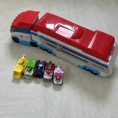 パウパトロール トレーラーとミニカーセット