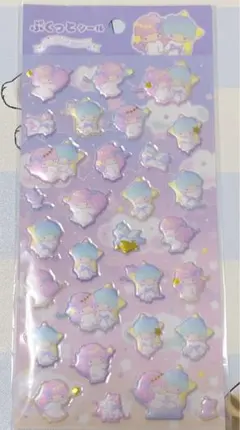 SALE!!新品【サンリオ/リトルツインスターズ】キキララ☆ぷくっとシール正規品