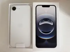 【極美品】Apple iPhone 16e 128gb ホワイト・ケース2点付き