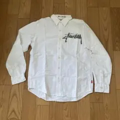 美品◎stussy 白色長袖シャツ　Ｍサイズのサムネイル