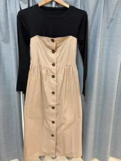 マタニティ ワンピース 長袖