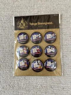 ディズニーランド 20周年 缶バッジセット